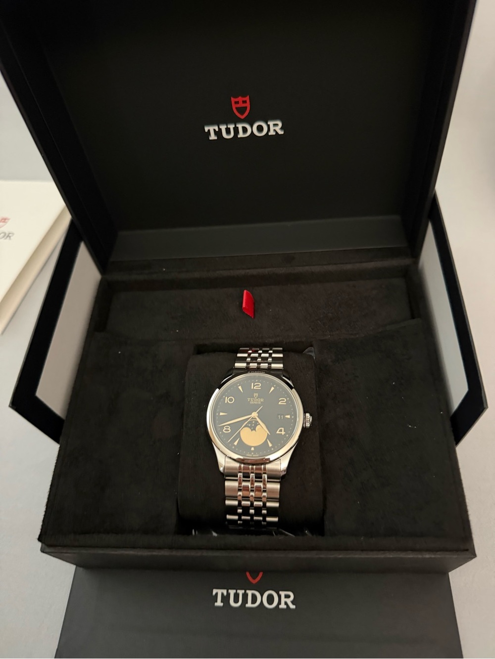 Tudor Men's Stainless Steel Watch-1926 Luna